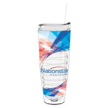 26 oz Made In The U.S.A Tumbler W / Lid Straw