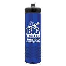 24 oz Wave Bottle With Push Pull Lid - Made with Tritan