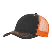 Color Accent Mesh Snapback Cap