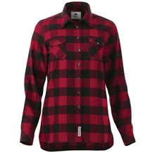 Womens SPRUCELAKE Roots73 Long Sleeve Button Up Flannel Shirt