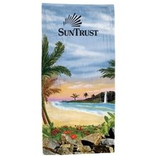 Distant Shores Stock Design Beach Towel