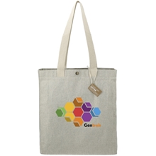 Repose 10 oz Recycled Cotton Box Tote w / Snap