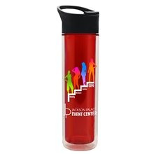 Slim Travel Tumbler 16 oz Double Wall Insulated With Pop - Up Sip Lid Digital