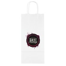White Kraft Vino Paper Bag ColorVista USA Made