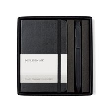Moleskine(R) Pocket Notebook and GO Pen Gift Set