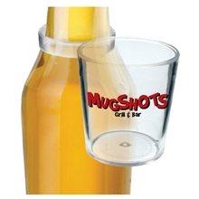 2 oz Plastic Bottle Neck Shot Glass