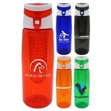 Trendy 25 oz Colorful Contour Bottle With Infuser