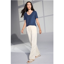 Mercer+Mettle(R) Womens Stretch Jersey Relaxed Scoop