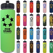 25 oz Freedom Bottle with One Color Sleeve