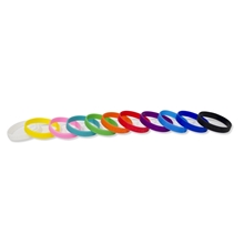1/2 Rush Laser Debossed Silicone Wristband