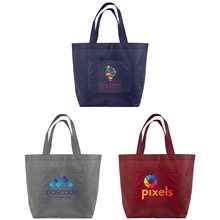 Julian Deluxe - Non - Woven Tote Bag with 210D Front Pocket - ColorJet