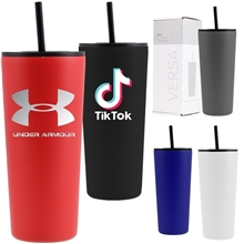 22 oz Powder Coated Tumbler With Hot / cold Lid