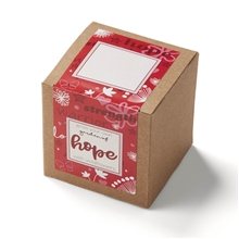 Red Garden Of Hope Planter In Kraft Gift Box