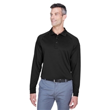 Harriton Mens Advantage Snag Protection Plus Long - Sleeve Tactical Polo