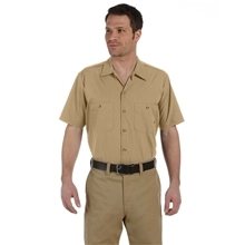Dickies Mens 4.25 oz Industrial Short - Sleeve Work Shirt