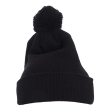 YP Classics - Pom - Pom Cuffed Knit Beanie