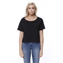StarTee Ladies Boxy Cotton T - Shirt