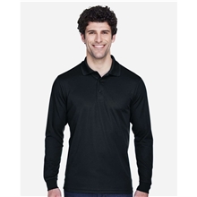 CORE365 Mens Tall Pinnacle Performance Long - Sleeve Piqu Polo