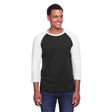 Jerzees Unisex Three - Quarter Sleeve Raglan T - Shirt