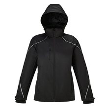 North End Ladies Angle 3- in -1 Jacket with Bonded Fleece Liner