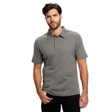 US Blanks Mens Jersey Interlock Polo T - Shirt