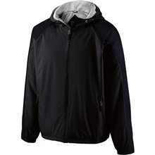 Holloway Adult Polyester Full Zip Hooded Homefield Jacket