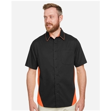 Harriton - Mens Tall Flash IL Colorblock Shirt