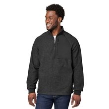 North End Mens Aura Sweater Fleece Quarter - Zip