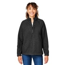North End Ladies Aura Sweater Fleece Quarter - Zip