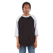 Shaka Wear - Unisex Three - Quarter Sleeve Raglan T - Shirt