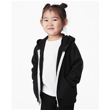 BELLA + CANVAS - Toddler Sponge Fleece Full - Zip Hoodie Sweatshirt