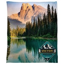 Silk Touch Sherpa Blanket 50 x 60 420GSM - Full Color