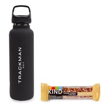 On the Go Sip n Snack with 20 oz Satin Bottle