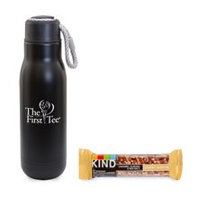 On the Go Sip n Snack with 16 oz Matte Bottle