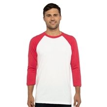 Next Level - Unisex CVC Three - Quarter Sleeve Raglan T - Shirt
