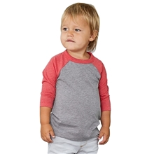 Bella + Canvas - Toddler Three - Quarter Sleeve Baseball Tee - 3200t