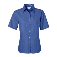 FeatherLite(R) Ladies Short Sleeve Oxford Shirt
