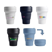 Stojo 12 oz Collapsible Cup, Full Color Digital