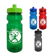 The Trainer - 24 oz UpCycle rPET Bottle With Push - Pull Lid