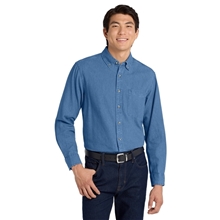 Port Authority Tall Long Sleeve Denim Shirt