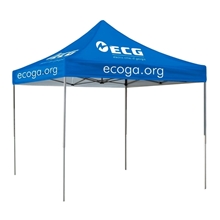 10- ft. Square Event Tent Full - Color Dye Sublimation (5 Locations)