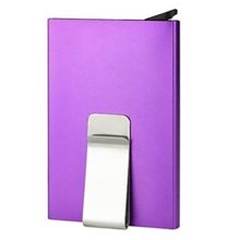 RFID Pop - up Card Holder Wallet With Clip