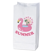 White Peanut Bag Paper Bag ColorVista USA Made
