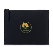 AWARE(TM) Recycled Cotton Zippered Pouch