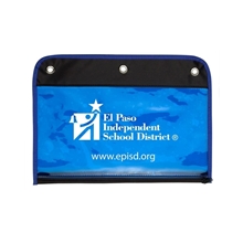 Zippered Portfolio Pouch W / Three Holes