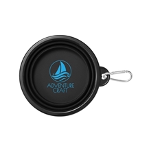 Collapsible Pet Bowl With Carabiner