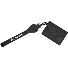 Recycled Wrist Lanyard with Card Holder