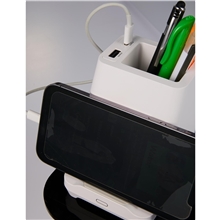 Desk Mate Organizer with Bluetooth Speaker and Charging Hub