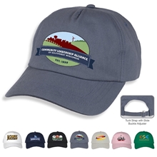 CAMPBELL Retail Quality 5- Panel Cotton Dad Cap Full Color