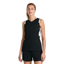 Sport - Tek Wms Club Sleeveless V - Neck